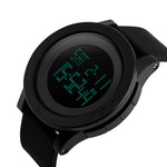 Relógio Digital de Gel de Sílica Multifuncional Masculino SKMEI 1142 para Desporto ao Ar Livre, Noctilucente e à Prova de Água