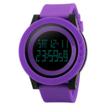 Relógio Digital de Gel de Sílica Multifuncional Masculino SKMEI 1142 para Desporto ao Ar Livre, Noctilucente e à Prova de Água