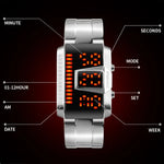 Relógio Digital LED Multifuncional Masculino SKMEI 1179 para Desporto ao Ar Livre, Noctilucente e à Prova de Água
