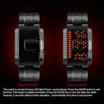 Relógio Digital LED Multifuncional Masculino SKMEI 1179 para Desporto ao Ar Livre, Noctilucente e à Prova de Água