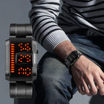Relógio Digital LED Multifuncional Masculino SKMEI 1179 para Desporto ao Ar Livre, Noctilucente e à Prova de Água