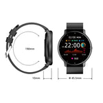 Relógio Inteligente ZL02D com Ecrã de 1,28 polegadas, IP67 à Prova de Água e Correia de Aço, Suporta Monitorização de Frequência Cardíaca, Correia de Aço (Azul), Correia de Aço (Preto), Correia de Aço (Rosa), Correia de Aço (Dourado)