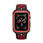 Capa Protetora Antichoque Bicolor para Smartwatch Apple Watch Series 3 / 2 / 1 42mm, para Apple Watch Series 3 / 2 / 1 42mm (Preto Vermelho), para Apple Watch Series 3 / 2 / 1 42mm (Preto Amarelo), para Apple Watch Series 3 / 2 / 1 42mm (Rosa Azul)