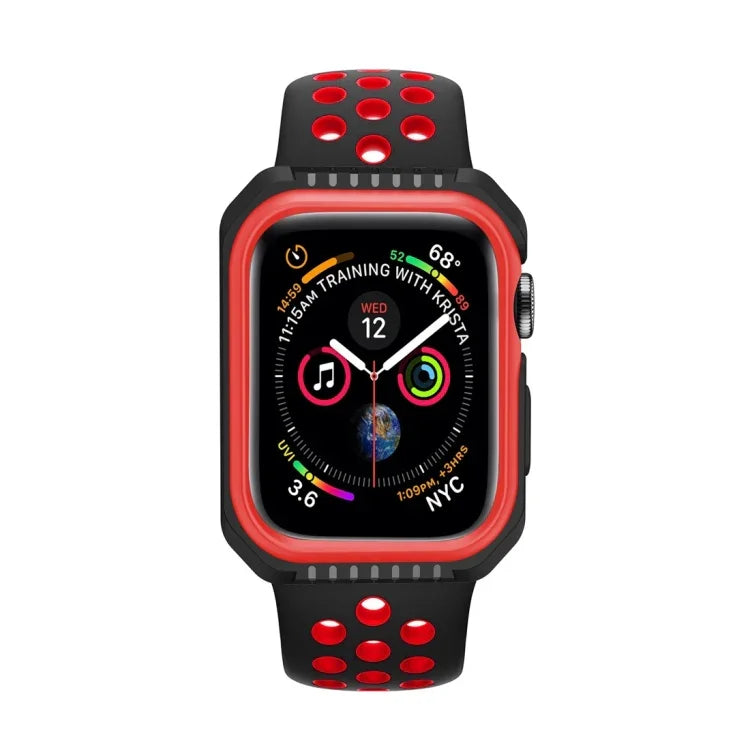 Capa Protetora Antichoque Bicolor para Smartwatch Apple Watch Series 3 / 2 / 1 42mm, para Apple Watch Series 3 / 2 / 1 42mm (Preto Vermelho), para Apple Watch Series 3 / 2 / 1 42mm (Preto Amarelo), para Apple Watch Series 3 / 2 / 1 42mm (Rosa Azul)