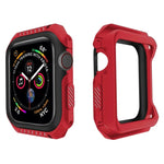 Capa Protetora Antichoque Bicolor para Smartwatch Apple Watch Series 3 / 2 / 1 42mm, para Apple Watch Series 3 / 2 / 1 42mm (Preto Vermelho), para Apple Watch Series 3 / 2 / 1 42mm (Preto Amarelo), para Apple Watch Series 3 / 2 / 1 42mm (Rosa Azul)