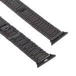Correia de Relógio de Pulso em Aço Inoxidável com Nove Contas para Apple Watch Series 7 41mm / 6 & SE & 5 & 4 40mm / 3 & 2 & 1 38mm, Para Apple Watch Series 7 41mm / 6 & SE & 5 & 4 40mm / 3 & 2 & 1 38mm