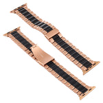 Correia de Relógio em Aço Inoxidável Para Apple Watch Series 10 42mm / 9&8&7 41mm / SE 3&SE 2&6&SE&5&4 40mm / 3&2&1 38mm, Para Apple Watch Series 8&7 41mm / SE 2&6&SE&5&4 40mm / 3&2&1 38mm