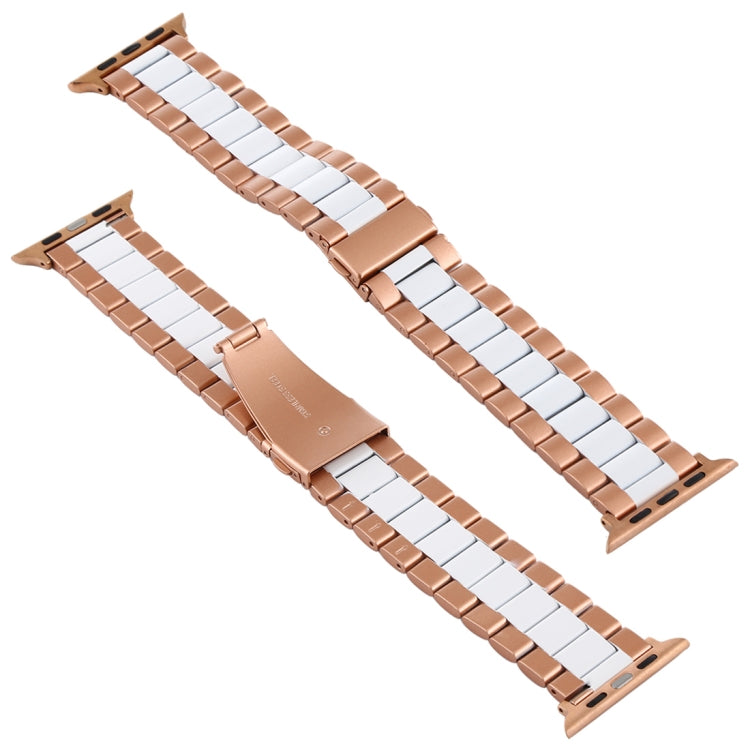Correia de Relógio em Aço Inoxidável Para Apple Watch Series 10 42mm / 9&8&7 41mm / SE 3&SE 2&6&SE&5&4 40mm / 3&2&1 38mm, Para Apple Watch Series 8&7 41mm / SE 2&6&SE&5&4 40mm / 3&2&1 38mm