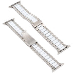Correia de Relógio em Aço Inoxidável Para Apple Watch Series 10 42mm / 9&8&7 41mm / SE 3&SE 2&6&SE&5&4 40mm / 3&2&1 38mm, Para Apple Watch Series 8&7 41mm / SE 2&6&SE&5&4 40mm / 3&2&1 38mm