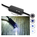 Câmara Endoscópica WiFi YPC110 8mm 2.0MP HD com Tubo de Cobra, 8 LEDs, Impermeável IP68, Diâmetro da Lente: 8mm, Comprimento: 3,5m, Cabo Rígido