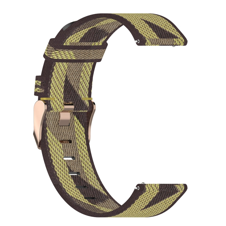 20mm Stripe Weave Nylon Wrist Strap Watch Band for Huami Amazfit GTR 42mm / GTS / BIP / BIP Lite
