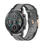 Correia de Pulso em Nylon Trançado com Risca de 22mm para Relógio Huawei GT / GT2 46mm, Honor Magic Watch 2 46mm / Magic