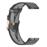 Correia de Pulso em Nylon Trançado com Risca de 22mm para Relógio Huawei GT / GT2 46mm, Honor Magic Watch 2 46mm / Magic