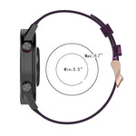 Correia de Pulso em Nylon Trançado com Risca de 22mm para Relógio Huawei GT / GT2 46mm, Honor Magic Watch 2 46mm / Magic