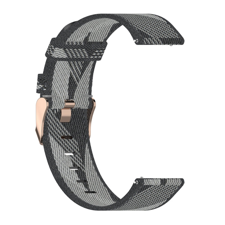 Pulseira de Relógio em Nylon Trançado com Risca 22mm para Galaxy Watch 46mm / Gear S3