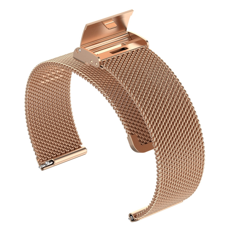 22mm Metal Mesh Wrist Strap Watch Band for Fossil Hybrid Smartwatch HR, Male Gen 4 Explorist HR, Male Sport