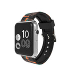 Pulseira de Silicone com Padrão de Camuflagem Fashion para Apple Watch Series 3 & 2 & 1 38mm, 38mm