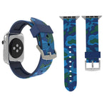 Pulseira de Silicone com Padrão de Camuflagem Fashion para Apple Watch Series 3 & 2 & 1 38mm, 38mm