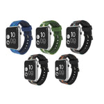 Pulseira de Silicone com Padrão de Camuflagem Fashion para Apple Watch Series 3 & 2 & 1 38mm, 38mm