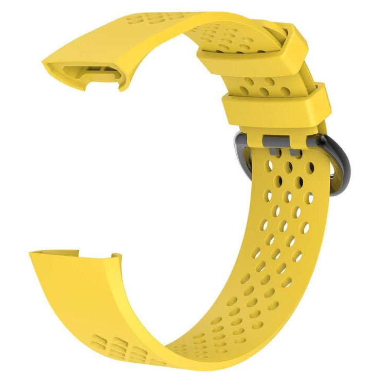 Square Hole Adjustable Sport Watch Band for FITBIT Charge 3
