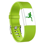 Square Pattern Adjustable Sport Watch Band for FITBIT Charge 2, Size: L, 12.5x8.5cm, L, Coral Red, L, Navy Blue, L, Dark Purple, L, Purple, L, Orange, L, Cyan, L, Pink, L, Red, L, Green, L, Rose Red, L, Grey, L, Sky Blue, L, Blue, L, White, L, Aqua Blu...
