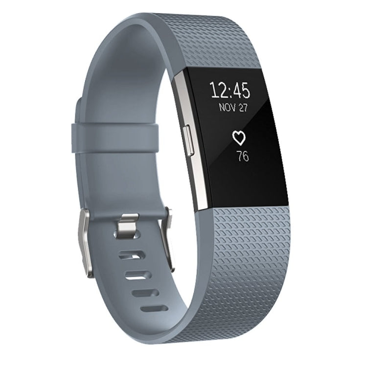 Square Pattern Adjustable Sport Watch Band for FITBIT Charge 2, Size: L, 12.5x8.5cm, L, Coral Red, L, Navy Blue, L, Dark Purple, L, Purple, L, Orange, L, Cyan, L, Pink, L, Red, L, Green, L, Rose Red, L, Grey, L, Sky Blue, L, Blue, L, White, L, Aqua Blu...
