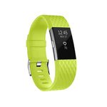 Correia de Relógio Desportiva Ajustável com Padrão de Diamante para FITBIT Charge 2, Tamanho: S, 10.5x8.5cm, S
