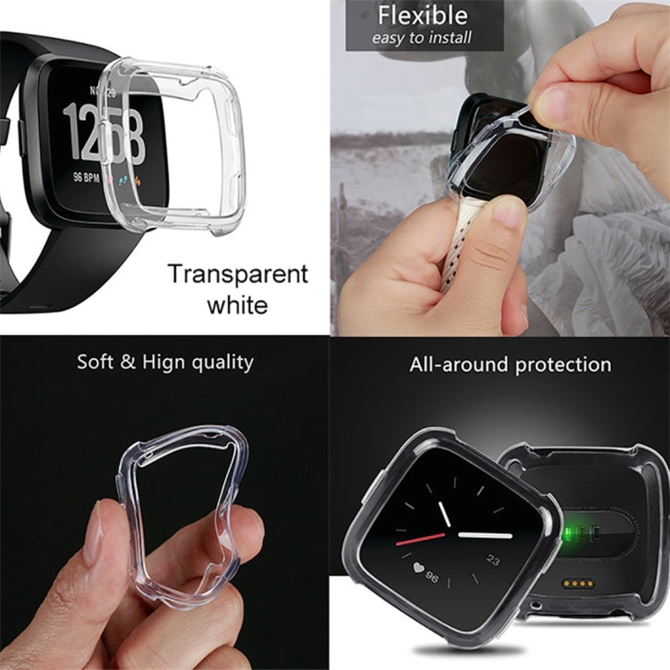 Capa Protetora Macia em TPU para Relógio Inteligente Fitbit Versa