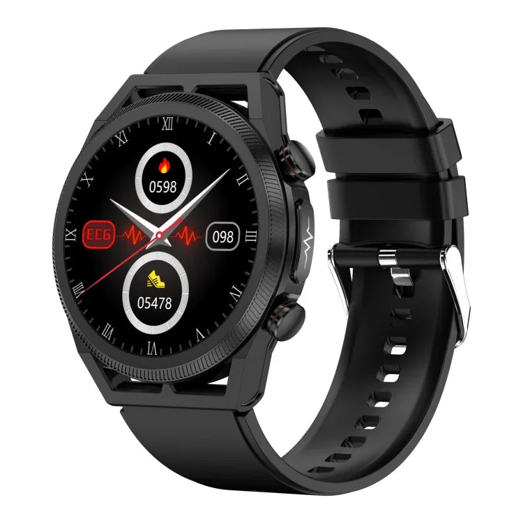 Smartwatch ET310 com Ecrã IPS de 1,39 polegadas IP67 à Prova de Água e Pulseira de Silicone, Suporta Monitorização da Temperatura Corporal / ECG, ET310