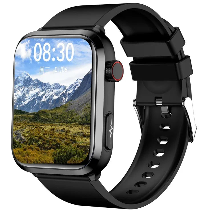 Smartwatch ET210 com Ecrã IPS de 1,91 polegadas IP67 à Prova de Água e Pulseira de Silicone, Suporta Monitorização da Temperatura Corporal / ECG, ET210