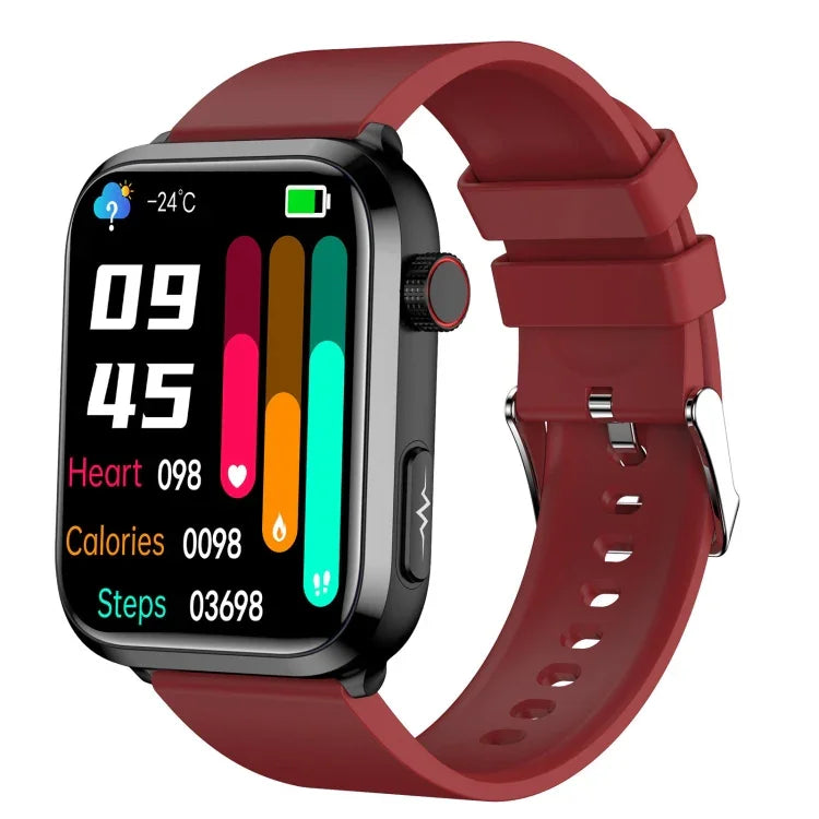 Smartwatch ET210 com Ecrã IPS de 1,91 polegadas IP67 à Prova de Água e Pulseira de Silicone, Suporta Monitorização da Temperatura Corporal / ECG, ET210