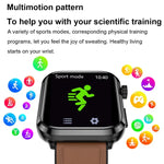 Smartwatch ET210 com Ecrã IPS de 1,91 polegadas IP67 à Prova de Água e Pulseira de Silicone, Suporta Monitorização da Temperatura Corporal / ECG, ET210