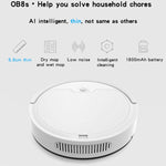 Robô Aspirador Inteligente Doméstico BOWAI OB8S, OB8S (Branco), OB8S (Preto)