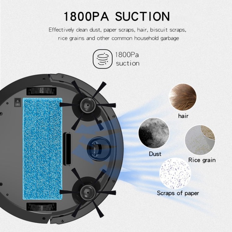 Robô Aspirador Inteligente Doméstico BOWAI OB8S, OB8S (Branco), OB8S (Preto)