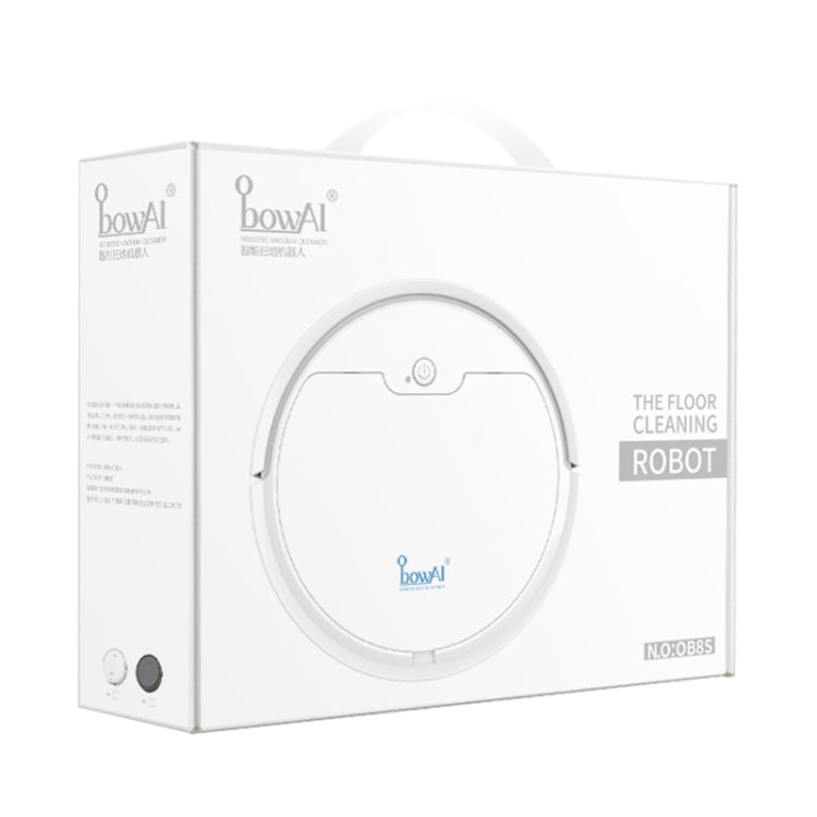 Robô Aspirador Inteligente Doméstico BOWAI OB8S, OB8S (Branco), OB8S (Preto)