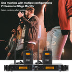 Sistema de Monitor Auricular para Cantor de Palco com Receptor Sem Fios XTUGA IEM1200, Receptor Bodypack