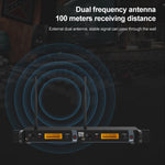 XTUGA IEM1200 Transmissor Sem Fios 10 Bodypack Sistema de Monitor In-Ear para Cantores de Palco, Transmissor 10 Bodypack