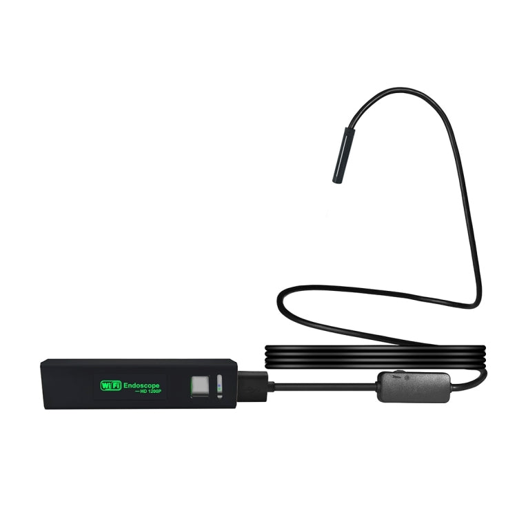 Câmara Endoscópica WiFi YPC110 8mm 2.0MP HD com Tubo de Cobra, 8 LEDs, Impermeável IP68, Diâmetro da Lente: 8mm, Comprimento: 2m, Cabo Flexível