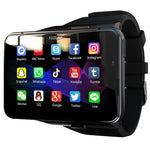 Relógio inteligente LOKMAT APPLLP Max 4G Call, 2,88 polegadas MTK6761 Quad Core, 4GB+64GB, Android 9.0, GPS, frequência cardíaca