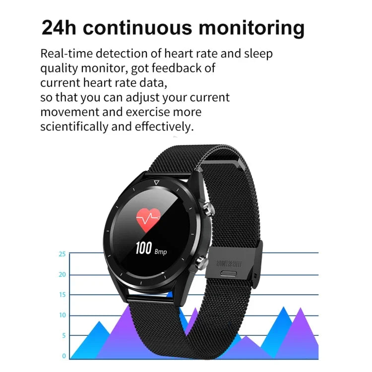 DT28 Relógio Inteligente com Correia de Silicone à Prova de Água IP68 de 1,54 polegadas, Bluetooth 4.2, Suporta Lembrete de Chamadas Recebidas / Monitorização da Pressão Arterial / Pagamento pelo Relógio