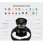 DT28 Relógio Inteligente com Correia de Silicone à Prova de Água IP68 de 1,54 polegadas, Bluetooth 4.2, Suporta Lembrete de Chamadas Recebidas / Monitorização da Pressão Arterial / Pagamento pelo Relógio