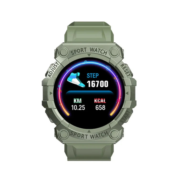 FD68S Smartwatch desportivo com ecrã colorido redondo de 1,44 polegadas, Suporta frequência cardíaca / Modo multi-desportos, FD68S