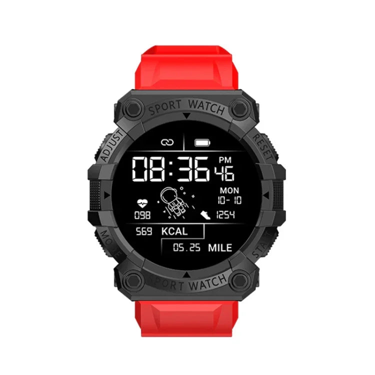 FD68S Smartwatch desportivo com ecrã colorido redondo de 1,44 polegadas, Suporta frequência cardíaca / Modo multi-desportos, FD68S