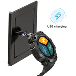 FD68S Smartwatch desportivo com ecrã colorido redondo de 1,44 polegadas, Suporta frequência cardíaca / Modo multi-desportos, FD68S