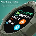 FD68S Smartwatch desportivo com ecrã colorido redondo de 1,44 polegadas, Suporta frequência cardíaca / Modo multi-desportos, FD68S