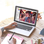 Mesa Digitalizadora 10Moons T503 Pode Ser Ligada a Telemóvel ou Tablet com Caneta Passiva 8192