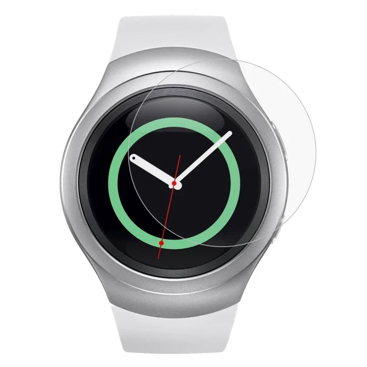 2 PCS ENKAY Hat-Prince para Samsung Gear S2 Smart Watch Filme de Vidro Temperado à Prova de Explosão 0.2mm 9H Dureza de Superfície 2.15D