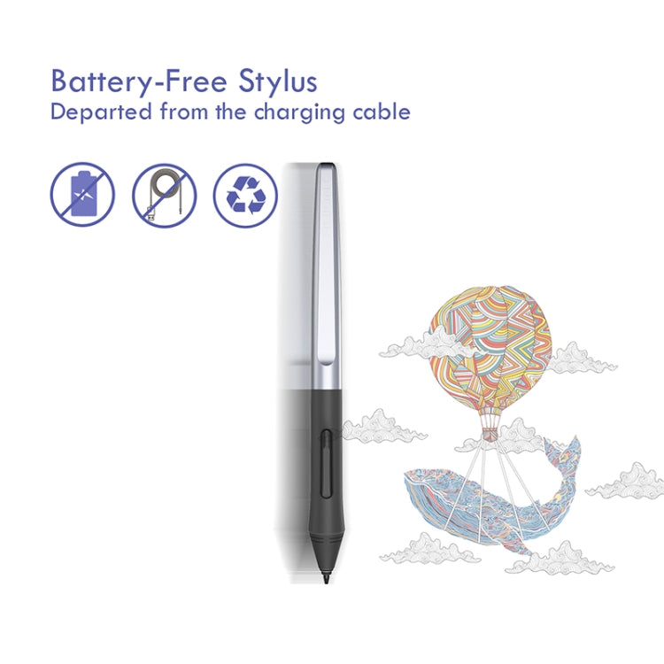 Mesa Digitalizadora Gráfica Profissional HUION Inspiroy Série H950P 5080LPI USB para Windows / Mac OS, com Caneta Sem Bateria