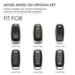 For Nissan Teana / Ariya 4-button Start Hallmo Car Cowhide Leather Key Protective Cover Key Case, 4-button Start