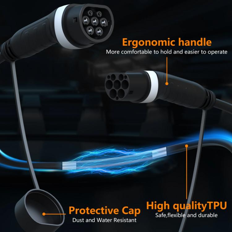 Feyree European Standard New Energy Electric Vehicle Charging Pile Double-ended Extension Cable, 480V 32A